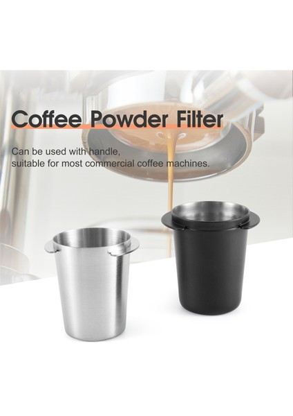 Paslanmaz Çelik Dozaj Fincan Kahve Koklama Kupa Espresso Makinesi Için Toz Besleyici Portafilter Kahve Sabotaj, 51MM (Yurt Dışından) indirimleri
