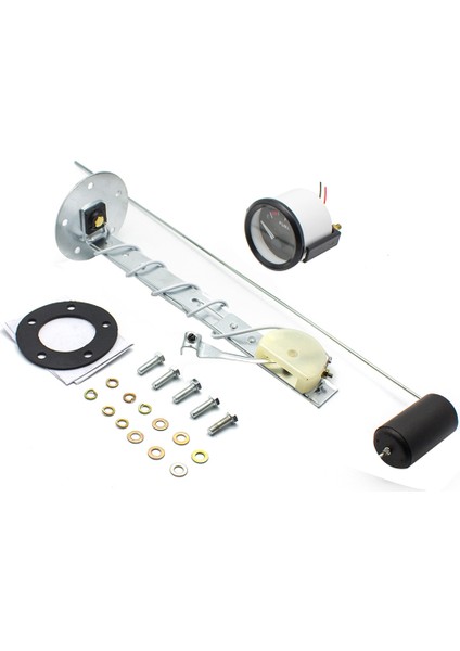 Otomatik Yakıt Seviyesi Göstergesi 0-90OHMS 12V/24V Yağ Tankı Seviyesi 52MM Universal Araç Deniz (Yurt Dışından)