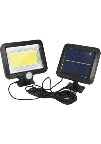 100 LED Cob Su Geçirmez IP65 Süper Parlak Güneş Enerjili Hareket Sensörü Sensörlü Işık Duvar Lambası Bahçe Açık Yüksek Parlaklık Işık (Yurt Dışından) indirimleri