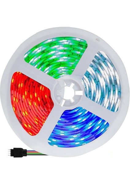 LED Şerit Işıklar 5m Su Geçirmez 5050 Rgb Şerit Işık, Ev Bar Noel Cadılar Bayramı Partisi Için 44 Tuşlu Uzaktan Kumanda (Ab Tak) (Yurt Dışından)