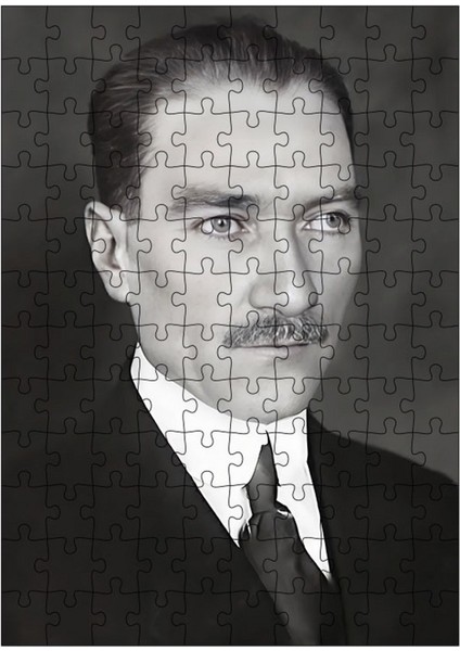 Ahşap Mdf Puzzle Yapboz Mustafa Kemal Atatürk 120 Parça 25*35 cm