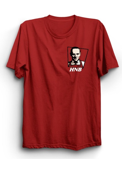 Hannibal Lecter, Silence Of The Lambs, Parody Of Kfc, Baskılı, %100 Pamuk Tişört