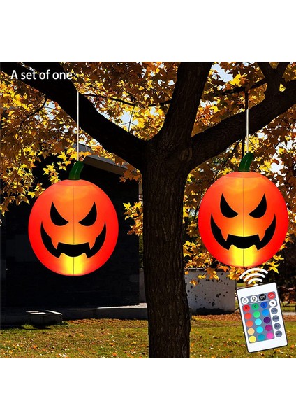 Cadılar Bayramı Şişme Oyuncaklar, 24 Inç Cadılar Bayramı Süslemeleri Kabak Rengi Değişen LED Işık, Kapalı Açık Bahçe Partisi Için (Yurt Dışından) fırsatları