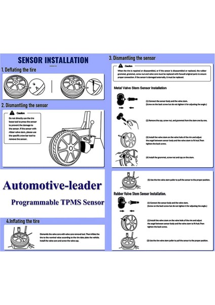 2015-2020 Için 4x Tpms Lastik Basıncı Izleme Sensörü 52933-C1100 (Yurt Dışından) indirimleri
