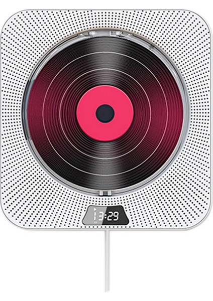 Taşınabilir CD Çalar Bluetooth CD Hoparlör Dijital Ekran Stereo Hoparlör Duvara Monte Müzik Çalar Öğrenci Için Ingiltere Tak (Yurt Dışından)