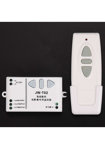 2x -T02 Kablosuz Uzaktan Kumanda + 315MHZ Elektrikli Projektör Ekranları Için Ön Denetleyici Elektrikli Perdeler Garaj Kapısı (Yurt Dışından)
