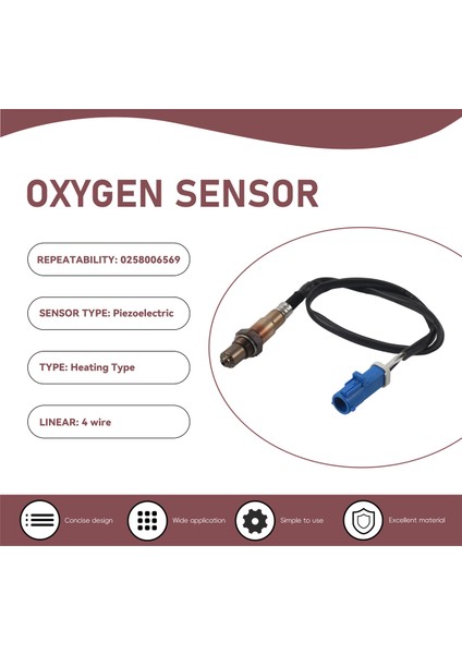 Focus 2 3 C-Max 0258006569 3M51-9G444-AA Blueplug Için Prob Oksijen Sensörü (Yurt Dışından)
