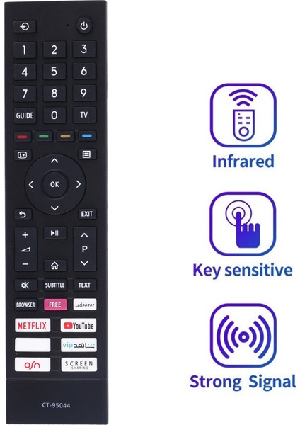 Tv Uzaktan Kumandası Için Yedek Uzaktan Kumanda CT-95044 (Yurt Dışından)