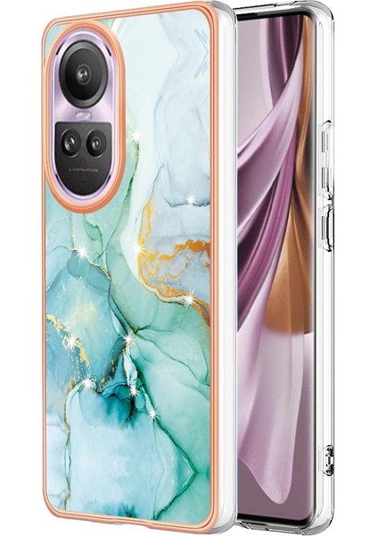 Oppo Oppo 10 Pro 5g Koruma Için Kılıf Mermer Desen Ince Tpu Yumuşak Tampon (Yurt Dışından)