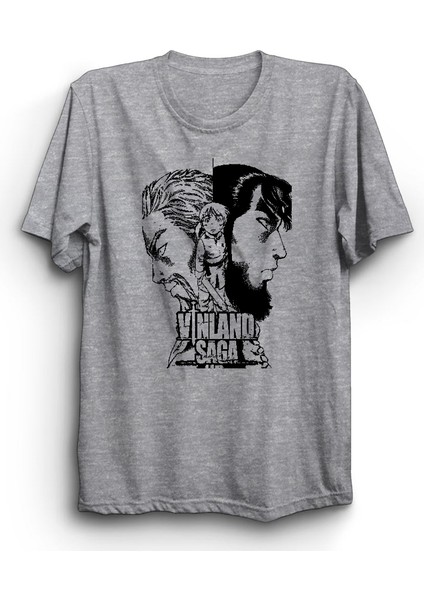 Vinland Saga, Anime, Manga Baskılı, %100 Pamuk Tişört
