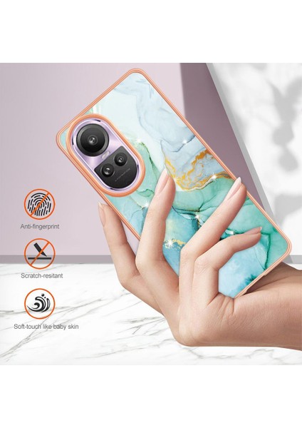 Oppo Oppo 10 Pro 5g Koruma Için Kılıf Mermer Desen Ince Tpu Yumuşak Tampon (Yurt Dışından)
