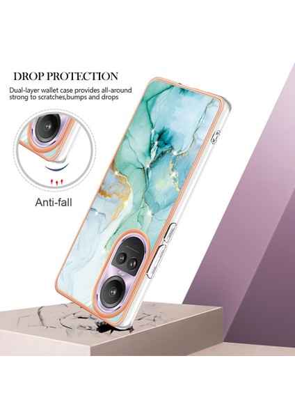 Oppo Oppo 10 Pro 5g Koruma Için Kılıf Mermer Desen Ince Tpu Yumuşak Tampon (Yurt Dışından)