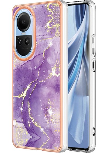 Oppo Oppo 8t 4g Mermer Desen Koruma Için Kılıf Ince Tpu Yumuşak Tampon (Yurt Dışından)