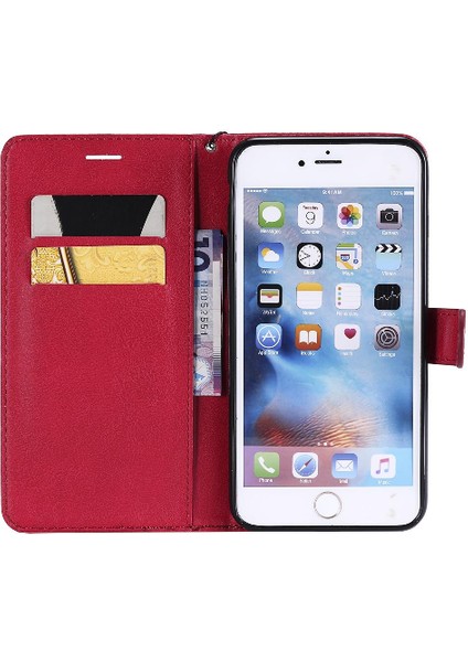 YH Mall Iphone 6 Için Flip Case Artı/6s Artı Kart Yuvası ile Iş Cüzdan Telefon (Yurt Dışından)