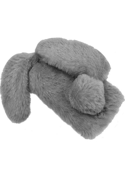 Google Piksel 9 Için Kılıf Sevimli Peluş Tavşan Kulaklar Sonbahar ve Kış Peluş (Yurt Dışından)