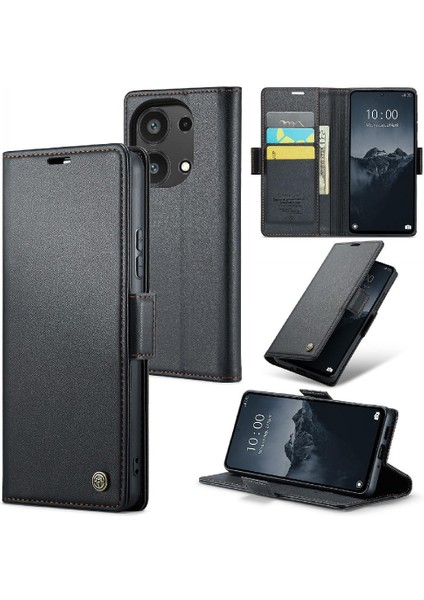 Xiaomi Redmi Not 13 4g Darbeye Durumda Cüzdan Durumda Kart (Yurt Dışından)
