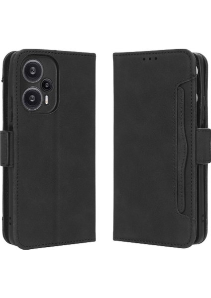 Xiaomi Poco F5 5g Için Kılıf Ayarlanabilir Ayrılabilir Kart Tutucu Manyetik Kapatma Deri Cüzdan Kapak (Yurt Dışından) fırsatları