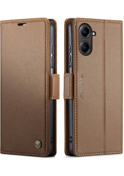 Realme 10 Pro Darbeye Dayanıklı Durumda Kickstand Kart Yuvası Cüzdan (Yurt Dışından)