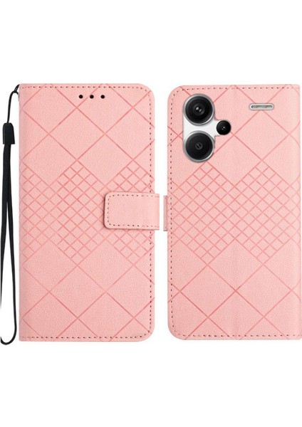Xiaomi Redmi Not Için Flip Case 13 Pro Artı El Kayışı Elmas Kart ile (Yurt Dışından)