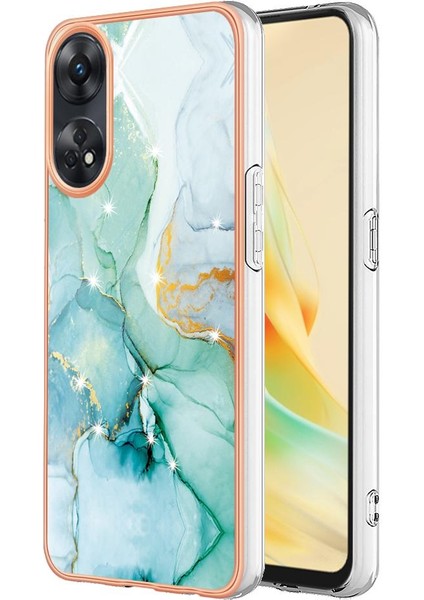 Oppo Oppo 8t 4g Koruma Için Kılıf Yumuşak Tampon Ince Tpu Mermer Desen (Yurt Dışından)