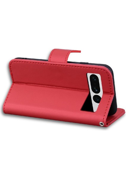 Google Piksel 7 Pro Için Flip Case Darbeye Kapak Cüzdan Basit Kılıf (Yurt Dışından)