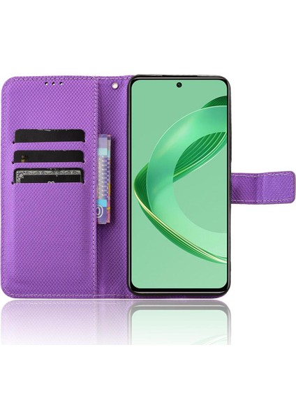 Huawei Nova 11 Se Için Kılıf Kapak Manyetik Cüzdan Kickstand Kart Tutucu (Yurt Dışından) modelleri
