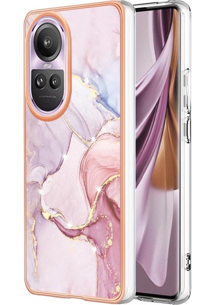 Oppo Oppo 10 Pro 5g Koruma Için Kılıf Mermer Desen Ince Tpu Yumuşak Tampon (Yurt Dışından)