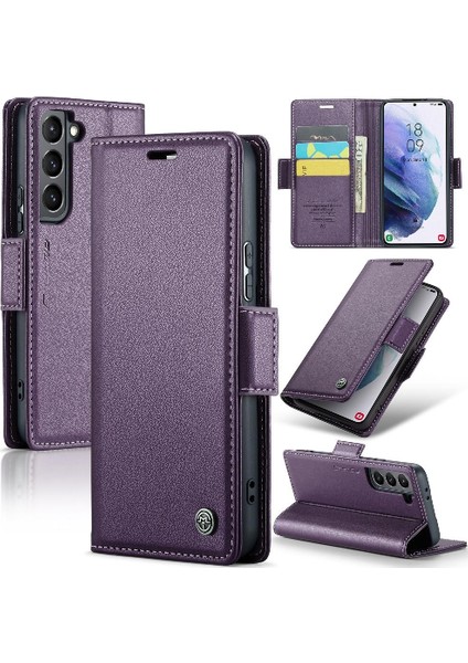 Samsung Galaxy S21 Kart Yuvası Darbeye Dayanıklı Durumda Anti Dolandırıcılık (Yurt Dışından)