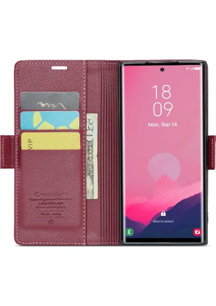Samsung Galaxy S24 Ultra Kart Yuvası Anti Dolandırıcılık Cüzdan Durumda (Yurt Dışından) indirimleri