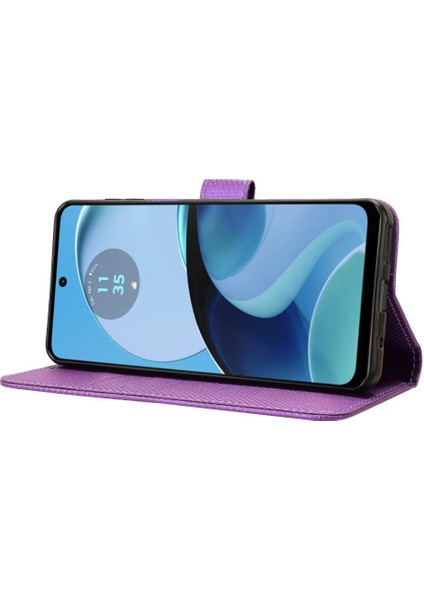 Motorola Moto G14 4g Kart Tutucu Kapak Kickstand Manyetik Cüzdan (Yurt Dışından) modelleri