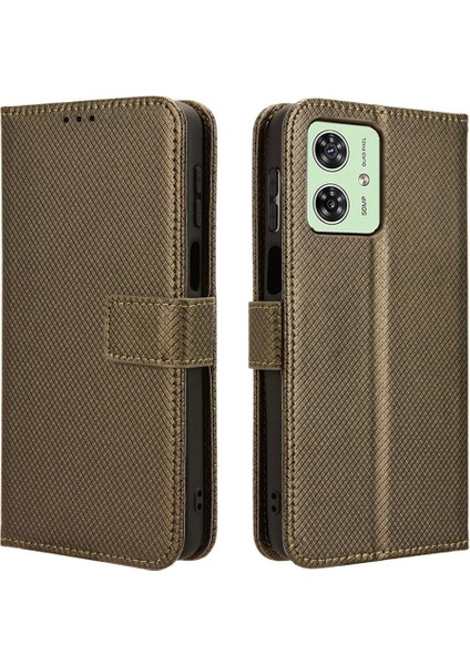 Motorola Moto G54 5g Manyetik Cüzdan Kapak Kickstand Kart Tutucu (Yurt Dışından)