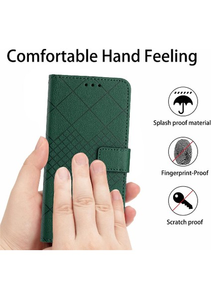 Xiaomi Redmi Not Için Flip Case 13 Pro Artı El Kayışı Elmas Kart ile (Yurt Dışından)