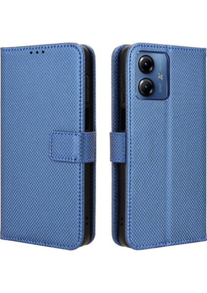 Motorola Moto G14 4g Kart Tutucu Kapak Kickstand Manyetik Cüzdan (Yurt Dışından)