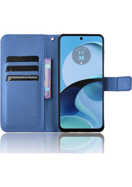 Motorola Moto G14 4g Kart Tutucu Kapak Kickstand Manyetik Cüzdan (Yurt Dışından) fırsatları