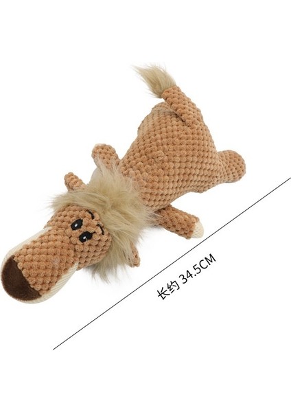 Peluş Köpek Vokal Oyuncak Mısır Kadife Fil Aslan Dişleri Temizleme (Yurt Dışından)