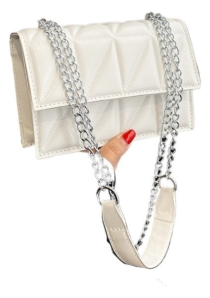 Çanta Eşkenar Dörtgen Mini Crossbody Omuz Çantası (Yurt Dışından)