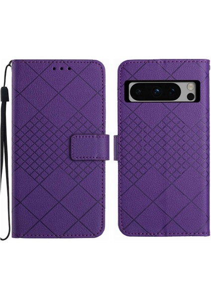 Google Piksel 8 Pro Için Flip Case Manyetik Kapak Cüzdan Pu Deri ile (Yurt Dışından)