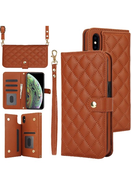 Iphone X/xs Premium Koruma Anti Hırsızlık Fırça Crossbody Stil 5 (Yurt Dışından)
