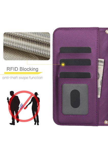 Google Piksel 6A Premium Koruma Anti Hırsızlık Fırça Crossbody 5 Için Kılıf (Yurt Dışından)