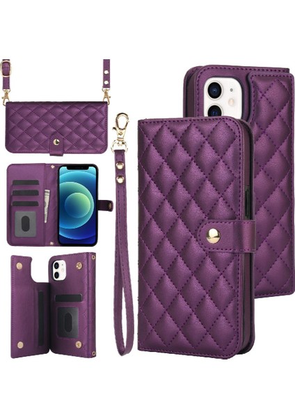 Iphone 13 Mini Premium Koruma Standı Fonksiyonu Için Kılıf Crossbody Tarzı (Yurt Dışından)