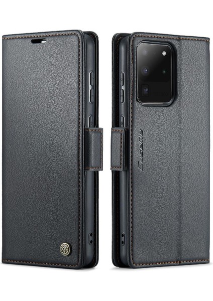 Samsung Galaxy S20 Ultra Darbeye Dayanıklı Durumda Anti Dolandırıcılık Cüzdan (Yurt Dışından)