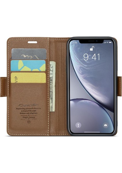IPhone Xr Darbeye Dayanıklı Durumda Anti Dolandırıcılık Kickstand Kart Yuvası (Yurt Dışından) modelleri