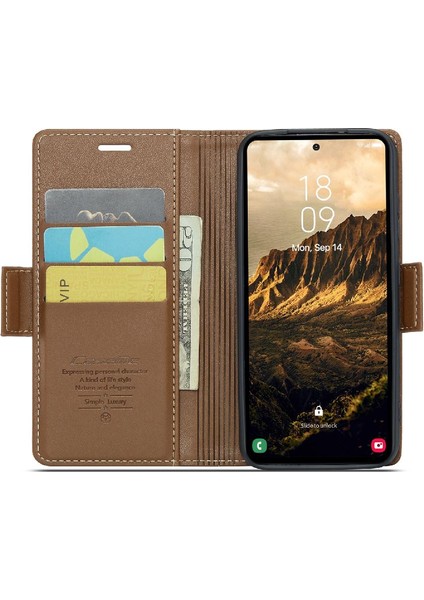 Samsung Galaxy S24 Artı Kart Yuvası Kickstand Anti Dolandırıcılık Için Caseme Durumda (Yurt Dışından) modelleri