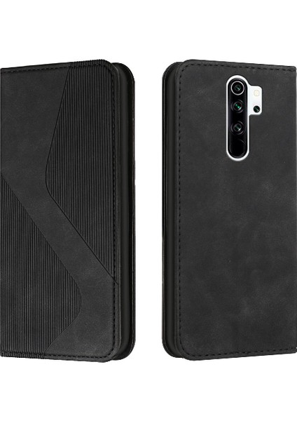 Xiaomi Redmi Için Not 8 Pro Manyetik Folio Kapak Kart Yuvaları Tutucu Pu (Yurt Dışından)