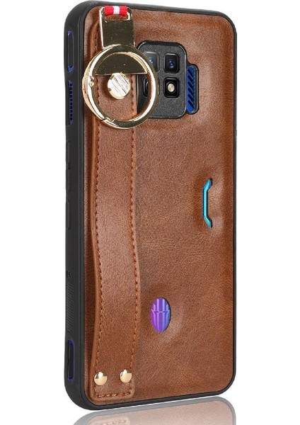 Nubia Kırmızı Sihirli 7 Pro Kolaylık Bilek Kayışı Premium Pu Deri Için Kılıf (Yurt Dışından)