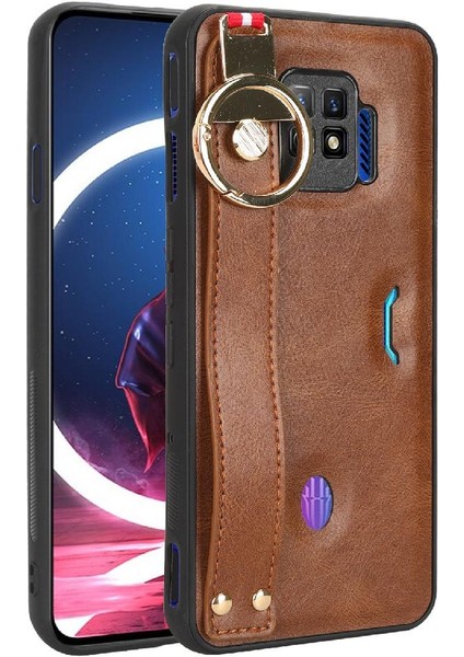 Nubia Kırmızı Sihirli 7 Pro Kolaylık Bilek Kayışı Premium Pu Deri Için Kılıf (Yurt Dışından)