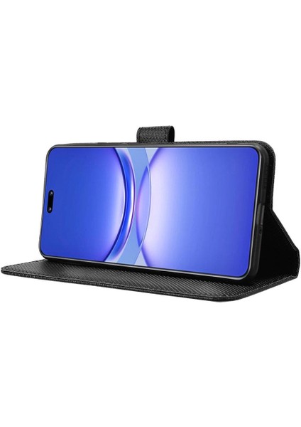 Bdt Shop Huawei Nova 12 Için Kılıf Manyetik Cüzdan Kart Tutucu Kickstand Kapak (Yurt Dışından)