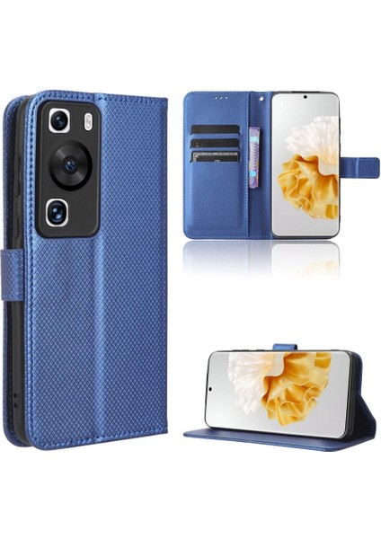 Huawei Için Kılıf P60/P60 Pro Kapak Kickstand Manyetik Cüzdan Kart Tutucu (Yurt Dışından) modelleri