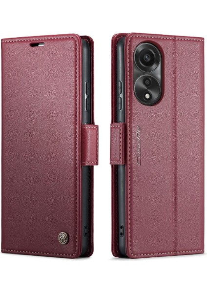 Oppo A78 4g Cüzdan Kılıf Anti Dolandırıcılık Darbeye Vaka Kartı Için Caseme Durumda (Yurt Dışından)