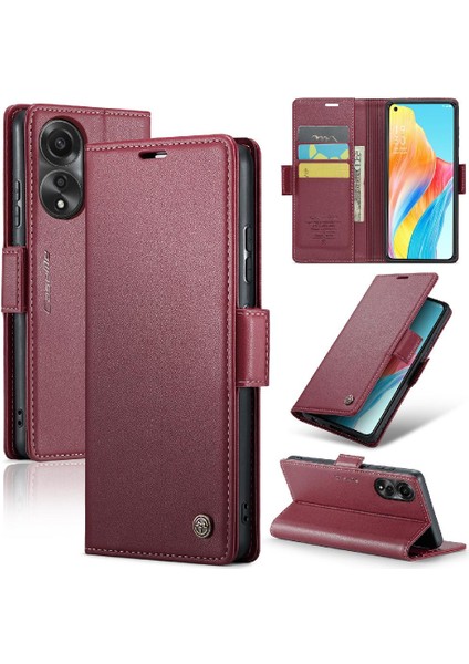 Oppo A78 4g Cüzdan Kılıf Anti Dolandırıcılık Darbeye Vaka Kartı Için Caseme Durumda (Yurt Dışından) modelleri